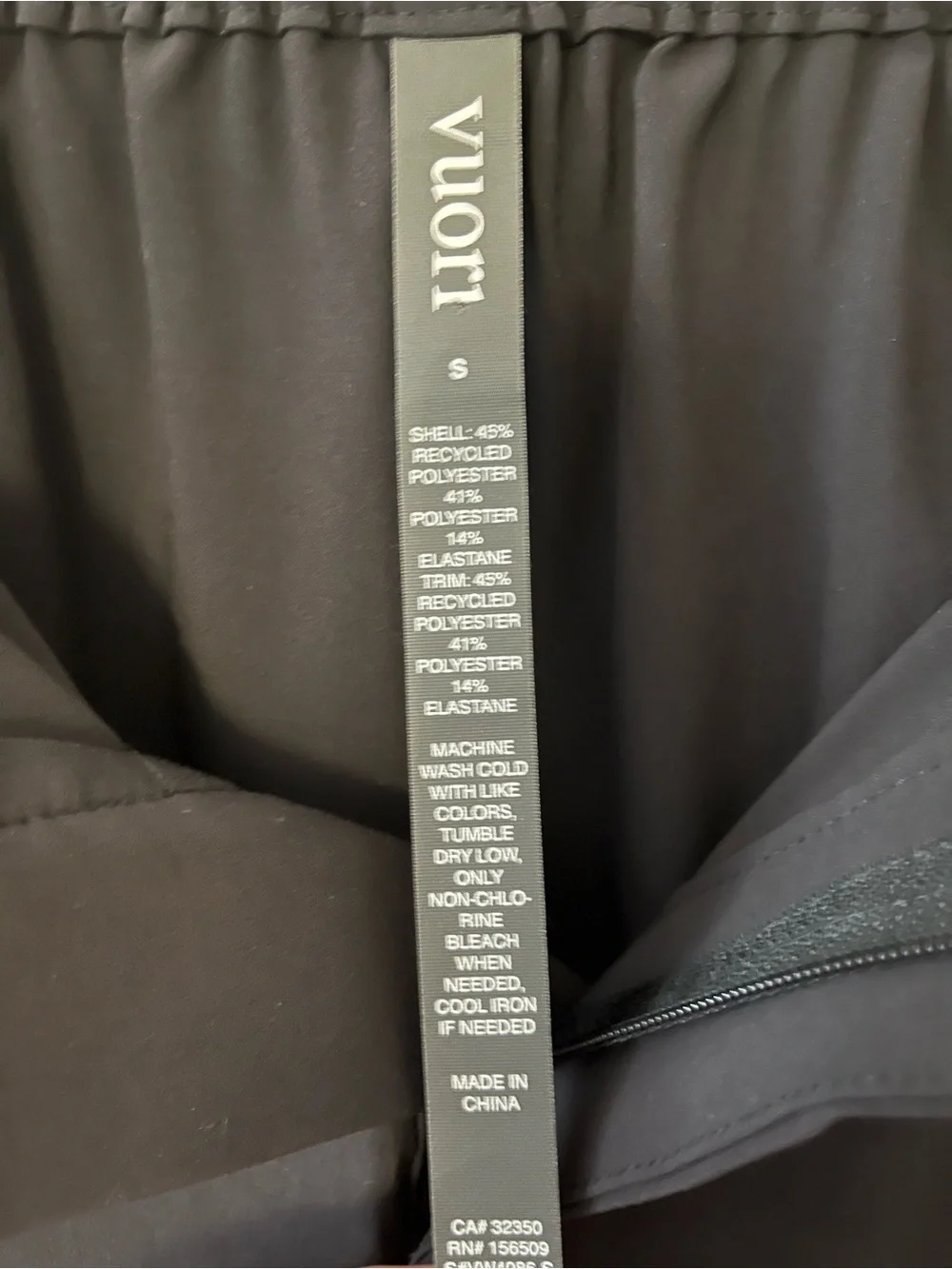 Vuori Villa Wide Leg Trouser Pant Black Sz S - Picture 10 of 11